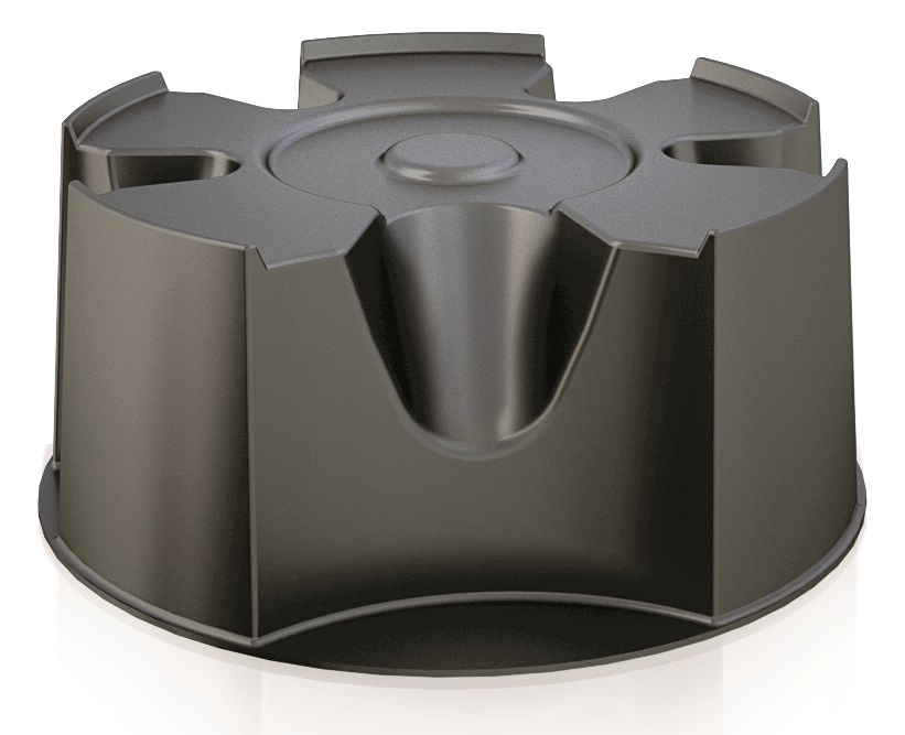 Podstavec IBAS antracit pod sud Woodcan, Raincan, Amfora, Canyon, Tube, Maze ALD MAXMIX Sklad14 5905197195995 IBAS