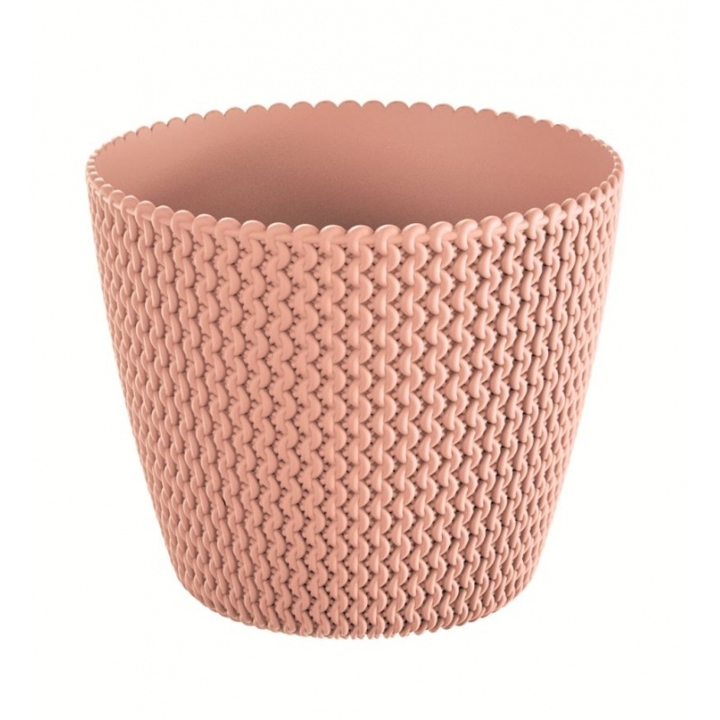 Květináč kulatý SPLOFY 13,0 cm broskev PRAKTIK Sklad7 DSP130488U