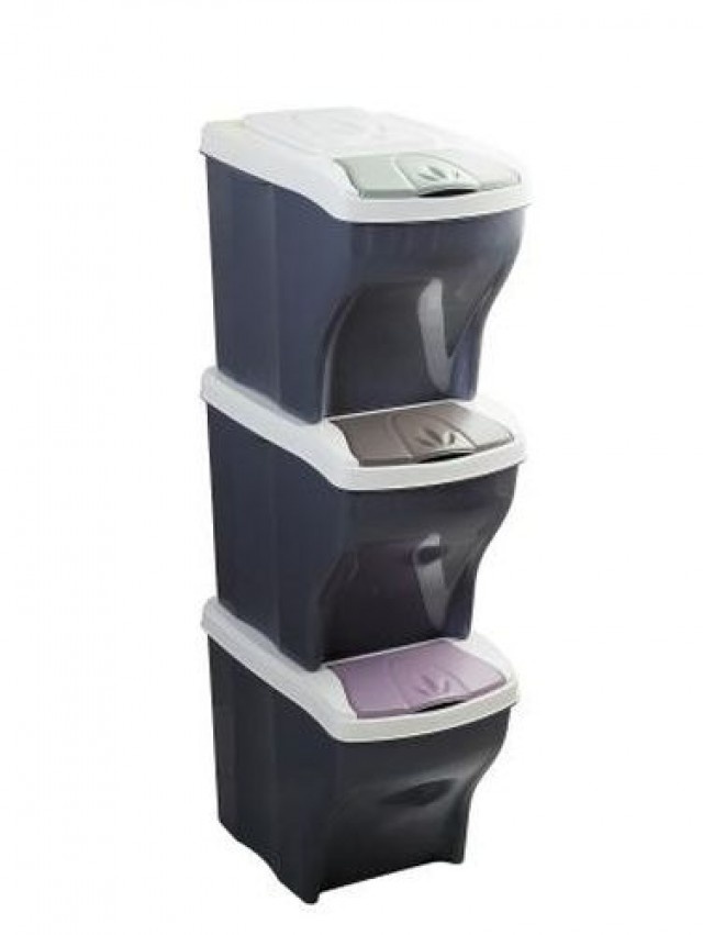 Koš na tříděný odpad Poker Tris 3x20l ALD MAXMIX Sklad14 8007633403057 b40305
