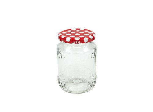 sklenice zavařovací  370ml TWIST 66 + víčka PUNTÍK (8ks)