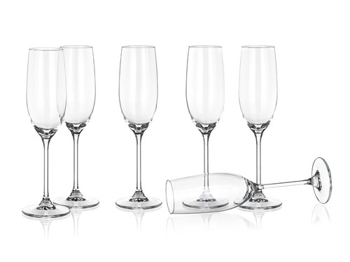 sklenice na šampus flétna 210ml DINING (6ks)