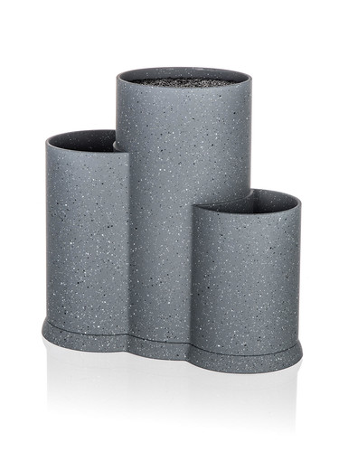 stojan na nože 3v1 GRANITE Grey