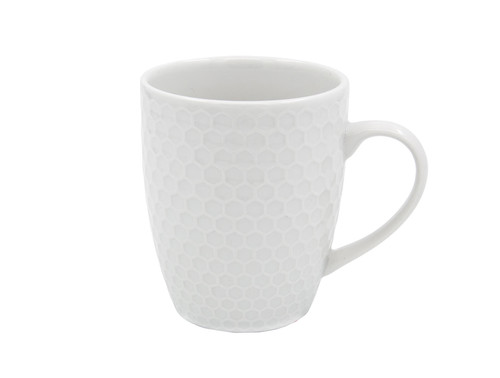 hrnek 420ml HONEYCOMB porcelánový BÍ
