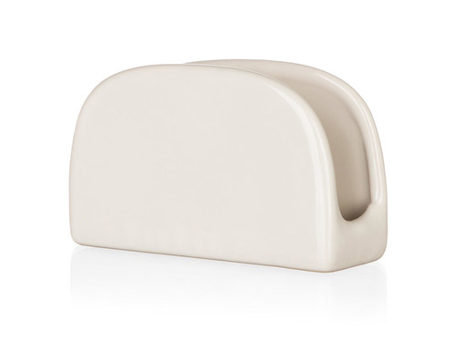 stojánek na ubrousky 11x7cm NATURAL Ivory keramický