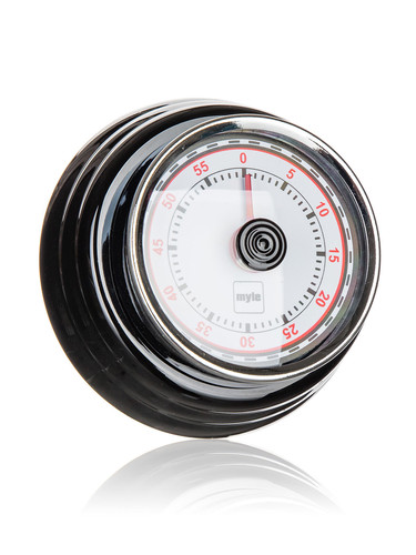 minutník pr.7cm nerez/ČER s magnetem CULINARIA