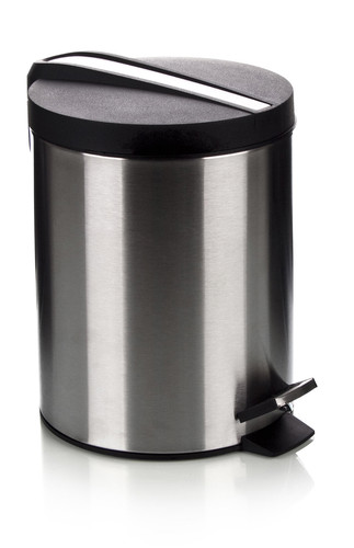 koš odpadkový nášlapný SOLISTE NEW  5l kul.nerez, s vložkou PH