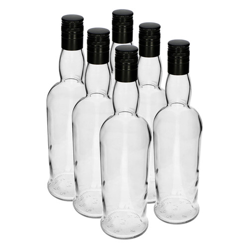 láhev  700ml MONOPOL skleněná s uzávěrem (6ks)