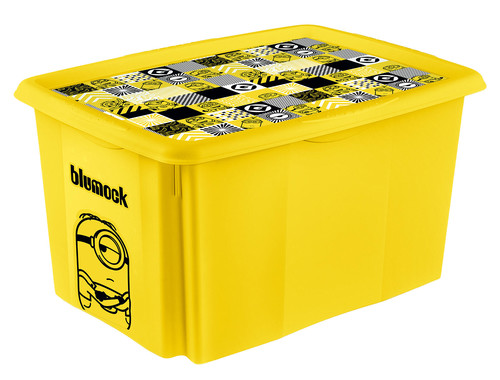 box úložný MIMONI 55,5x40x30cm,45l,s víkem PH mix barev