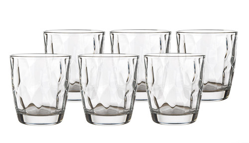 sklenice 300ml DIAMOND čirá (6ks)