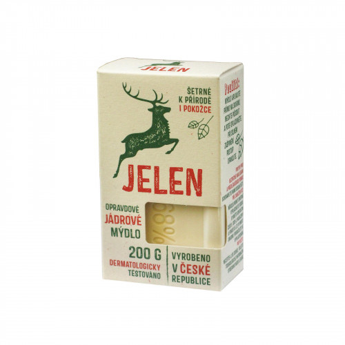 mýdlo jádrové JELEN 200g