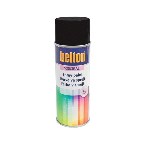 barva ve spreji BELTON RAL 9005, 400ml ČER