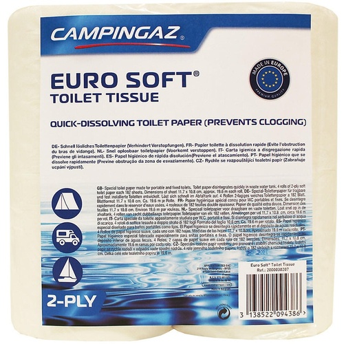 papír toaletní EURO SOFT pro chem.toalety (4ks)