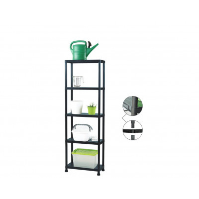 Plastový regál UNIVERSO 60cm, 5 polic