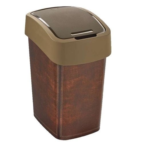 koš odp. 25l FLIP LEATHER s víkem PH