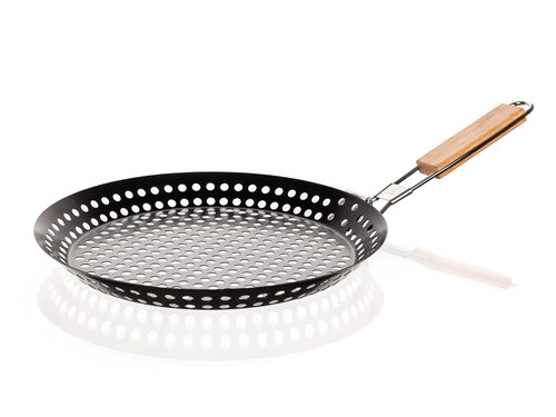 pánev grilovací 31x3,5cm BBQ ocel/nepřiln.povrch