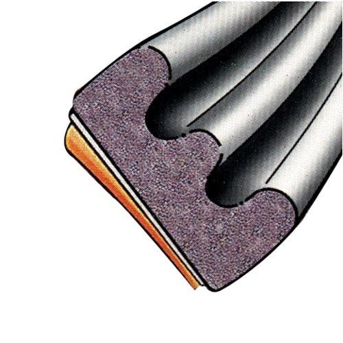 těsnění okenní EPDM K 9x4mm BÍ    (6m)  TRELLEBORG