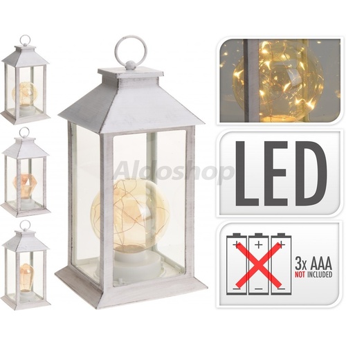 lucerna LED 29x14x14cm sklo/PH BÍ mix