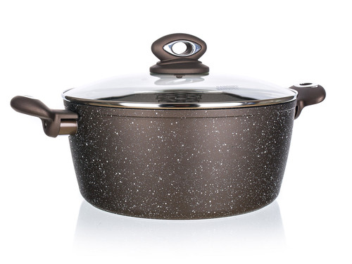 hrnec 24x10,5cm 4,3l nepřiln.povrch PREMIUM Dark Brown