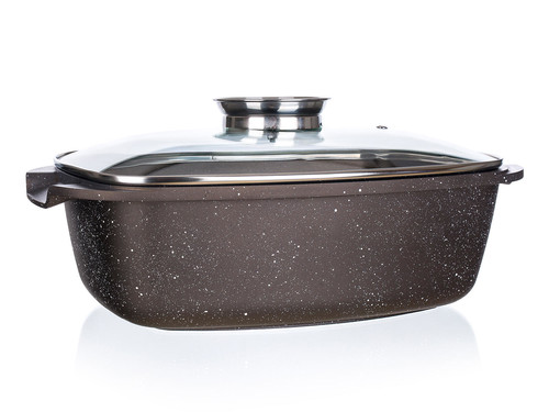 pekáč 39,5x22x11cm nepřiln.povrch PREMIUM Dark Brown s aroma knobem