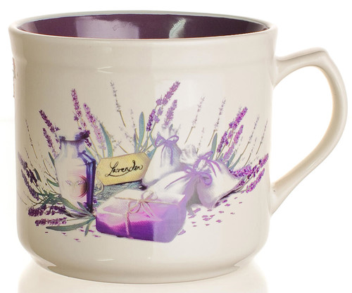hrnek 630ml BIG LAVENDER keramický