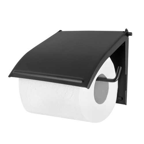 držák na WC papír 16x12,5x1,8cm kov.ČER