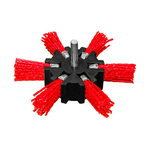 kartáč okružní stopka 100mm leštící (6mm, 27mm vlákna)