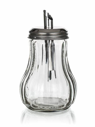 cukřenka dávkovací MONO 230ml sklo+nerez