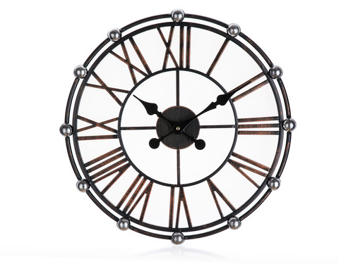 hodiny nástěnné pr.50cm BRONZ