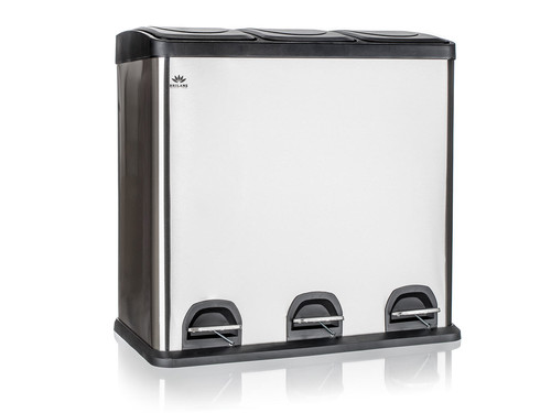 koš na tříděný odpad SAVERY 3x20l nerez/PH