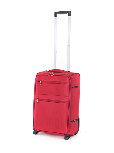 kufr cestovní TEX15 50x35x20cm, 33l, kolečka, textil.ČRV