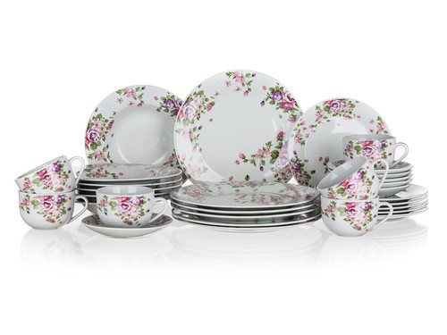 sada jídelní BEAUTY 30díl. porcelánová