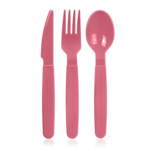 příbor sada 3díl.(vidlička,nůž,lžíce) PH RŮŽ tm. CULINARIA