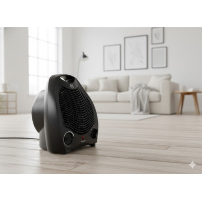 Topidlo s ventilátorem BACKHOME černé 2000W