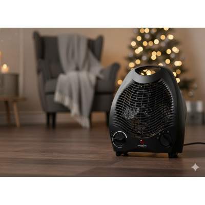 Topidlo s ventilátorem BACKHOME černé 2000W
