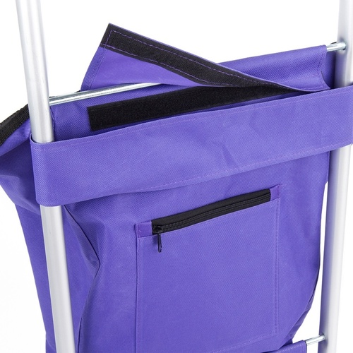 ALDOTRADE nákupní taška na kolečkách NICE fialová