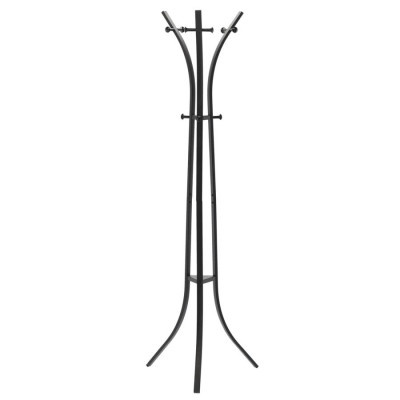 Věšák stojící HEMDE 184 cm, černý