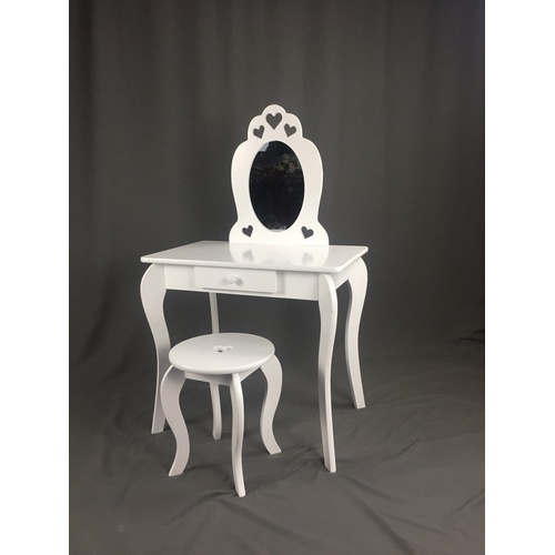 ALDOTRADE Dětský kosmetický stolek Elza 65x40x107cm s taburetem