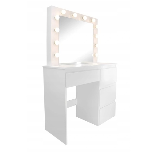 ALDOTRADE Kosmetický stolek Hollywood 90x40x140 cm