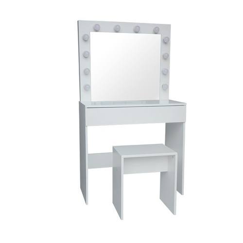 ALDOTRADE Kosmetický stolek Kamila 80x40x140cm + taburet zdarma
