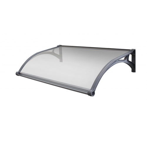 ALDOTRADE Dveřní vchodová stříška 100x150cm s LED osvětlením