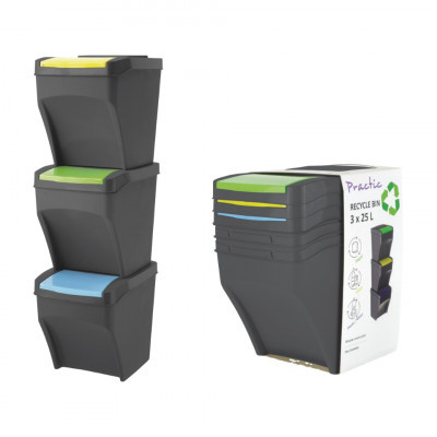 Koš na tříděný odpad Recykle BIN 3x25l