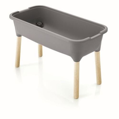 Sadbovač Respana Planter Wood hight 78 cm šedý