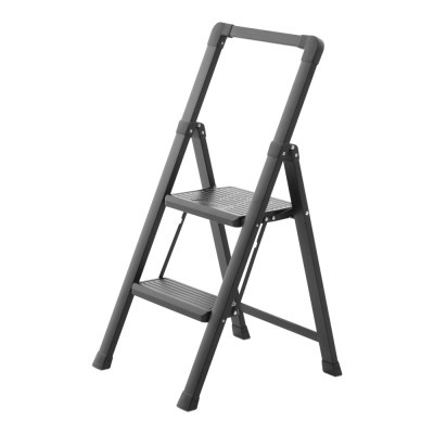 Schůdky jednostranné SLIM 2, černé, nosnost 150kg