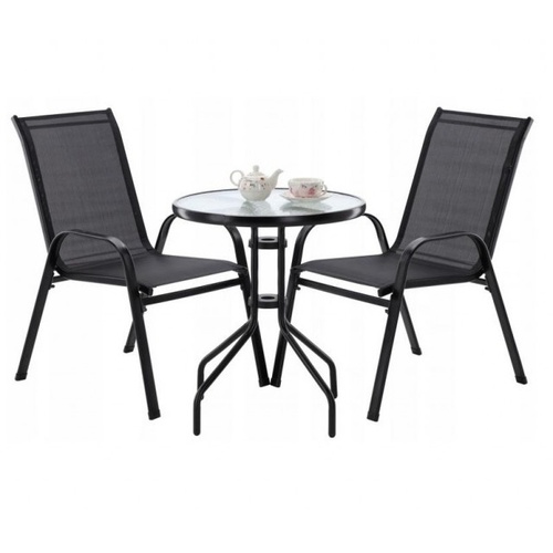 ALDOTRADE Zahradní balkónový set STELA černý