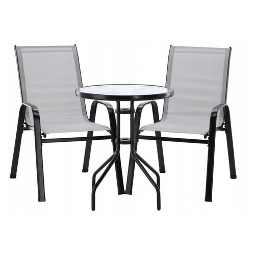 ALDOTRADE Zahradní balkónový set STELA šedý