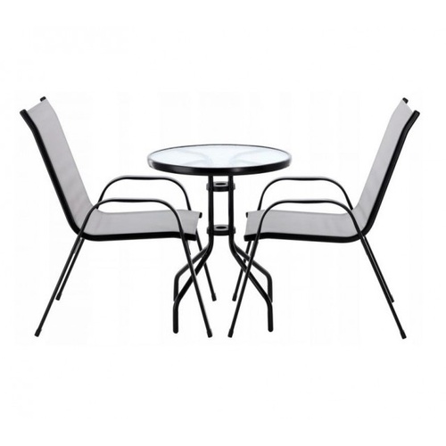 ALDOTRADE Zahradní balkónový set STELA šedý