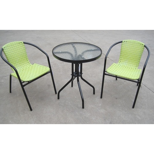 ALDOTRADE Zahradní balkónový bistro set ZORA 2+1